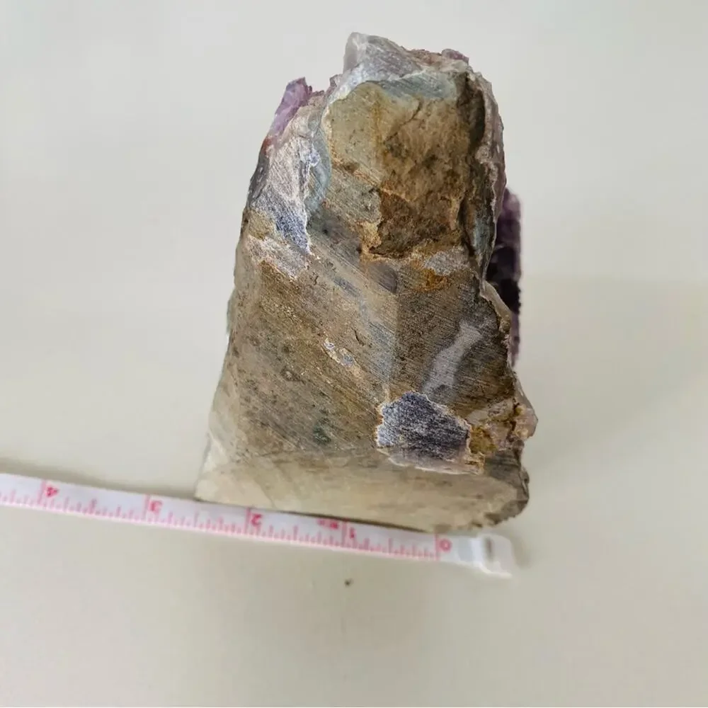 Purple Rough Raw Crystal 4” Amethyst Stone Accent Decor Zen Gemstone Yoga